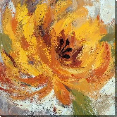 Картина маслом Георгина №10
