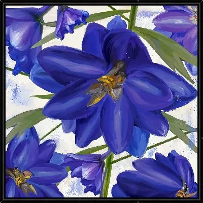 Синие фиалки №2