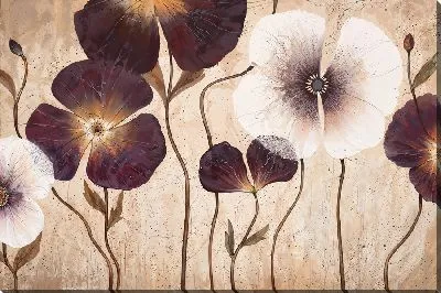 Картина маслом Композиция с фиалками №10