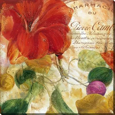 Картина маслом Композиция с амариллисами