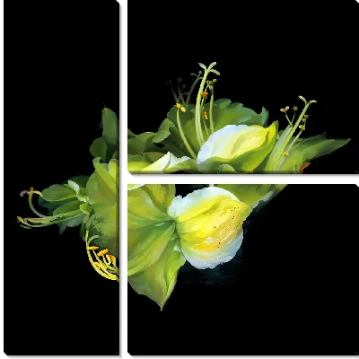 Модульная картина Амариллис №12