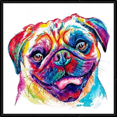 Картина Арт мопс