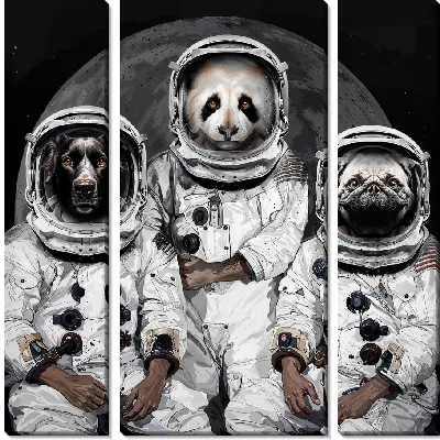 3 собаки космонавта