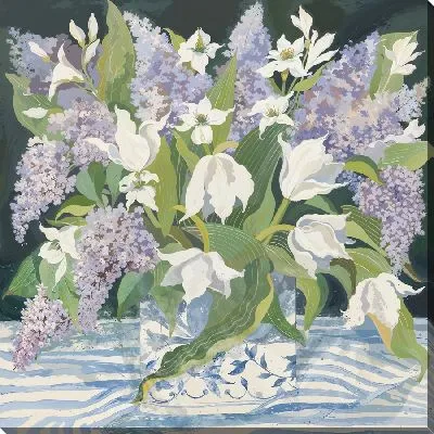 Картина маслом Букет с сиренью