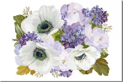 Картина маслом Композиция с сиренью