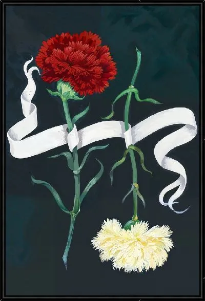 Картина Две гвоздики