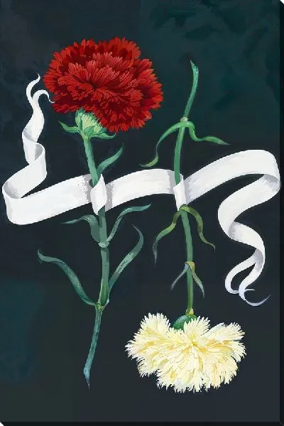 Постер Две гвоздики