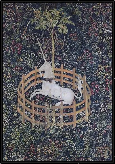Картина Единорог в неволе (The Unicorn in Captivity)
