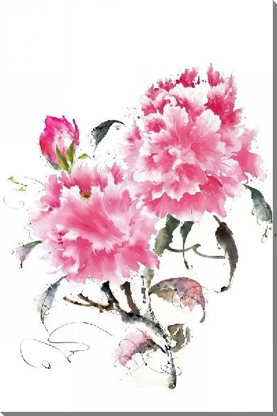 Картина маслом Гвоздики №4