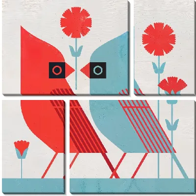 Птицы и гвоздики