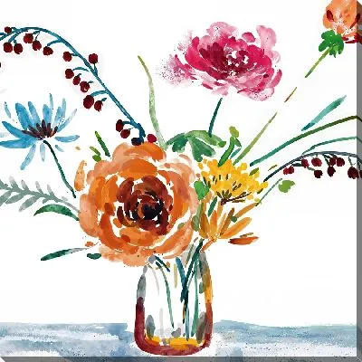 Картина маслом Композиция с цветами №14