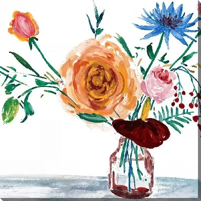 Картина маслом Композиция с цветами №15