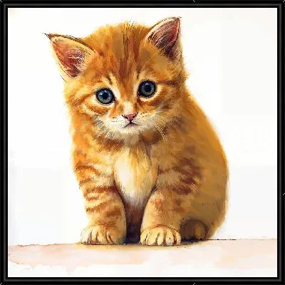 Картина Рыжий котик