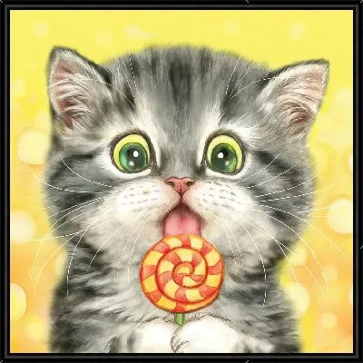 Кот и леденец