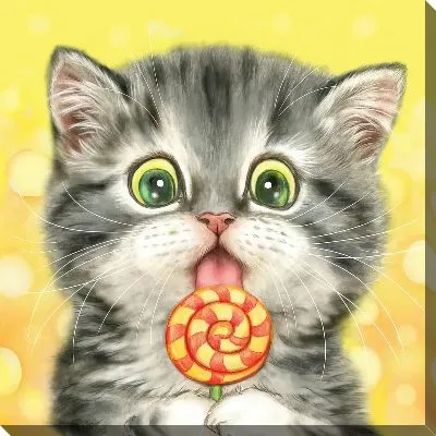 Кот и леденец