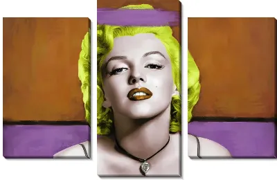 Модульная картина Монро в стиле поп-арт №2
