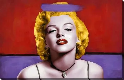 Картина маслом Монро в стиле поп-арт №3