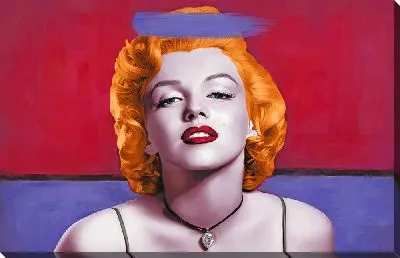 Картина маслом Монро в стиле поп-арт №4