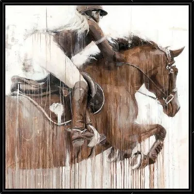 Жокей на скачках №5