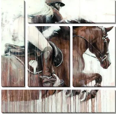 Жокей на скачках №5