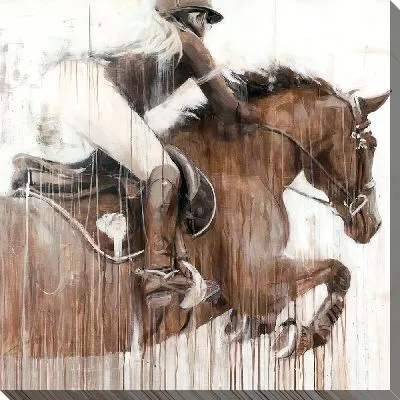 Жокей на скачках №5