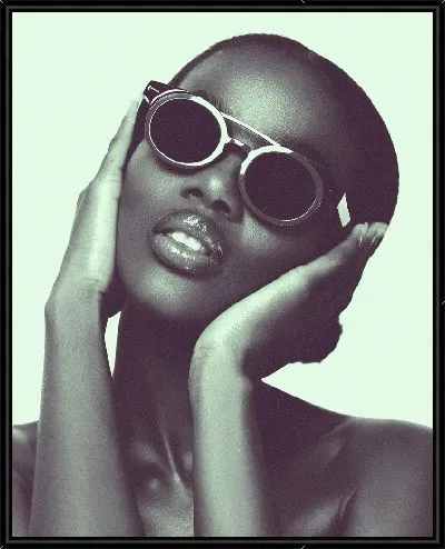 Картина Африканка в темных очках
