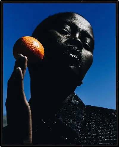 Картина Африканка и мандарин