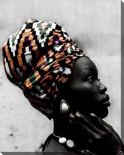 Постер Стильная африканка