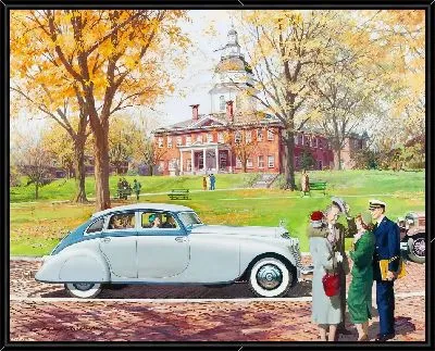 Приятная встреча в осеннем парке