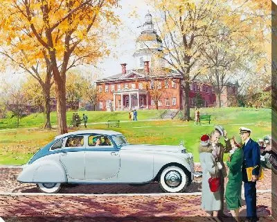 Приятная встреча в осеннем парке