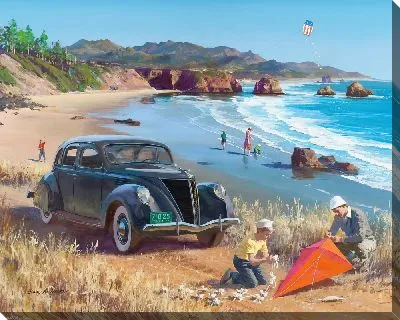 Картина Кемпинг у океана