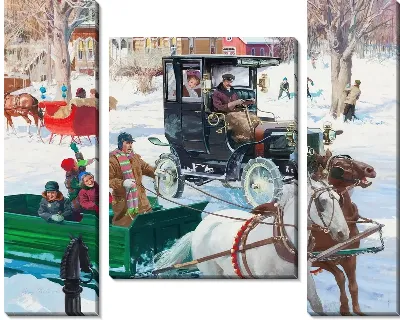 Зимний отдых на лошадях