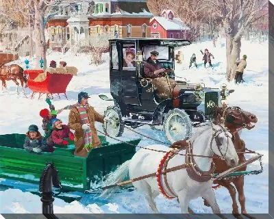 Зимний отдых на лошадях