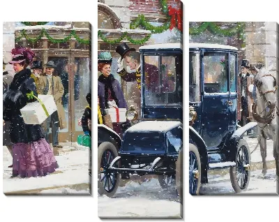 Картина Прогулка перед Рождеством