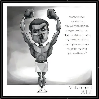 Мухаммед Али - карикатура