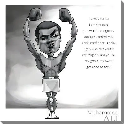 Мухаммед Али - карикатура