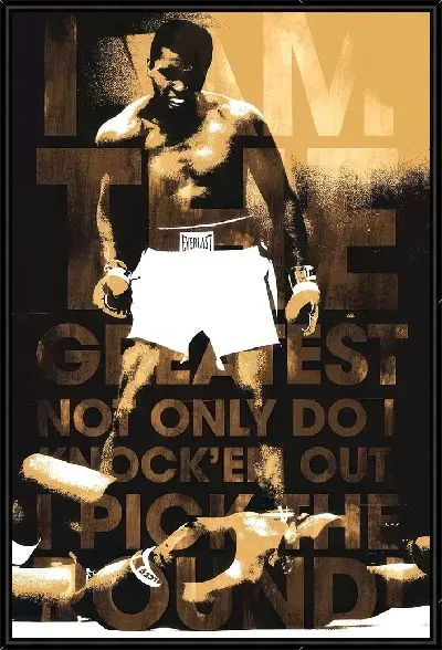 Картина Мухаммед Али в бою