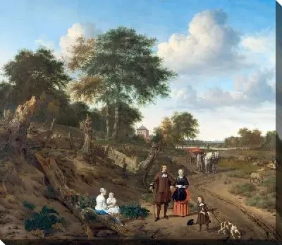 Пара с детьми (Portrait of a couple with two children)