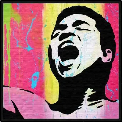 Мухаммед Али поп-арт портрет