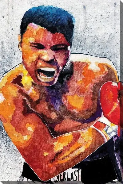 Картина маслом Боксер Мухаммед Али
