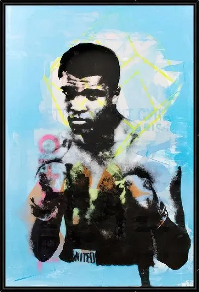 Картина Граффити Мухаммед Али