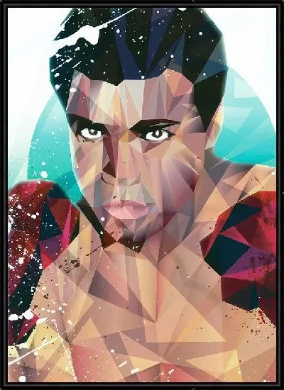 Картина Арт портрет Мухаммед Али