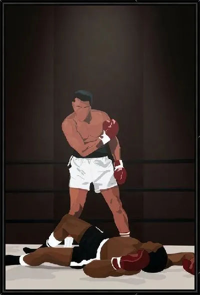 Картина Нокаут от Мухаммеда Али