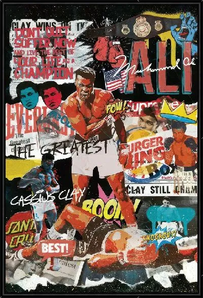 Картина Коллаж с Мухаммедом Али