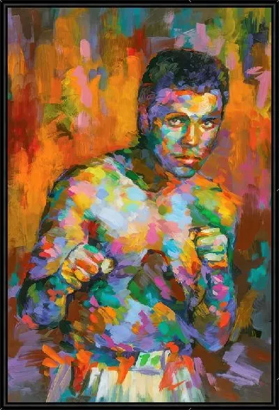 Картина Арт портрет Мухаммед Али №4