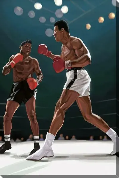 Постер Бой с Мухаммедом Али