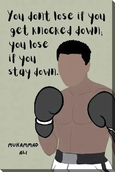 Постер Мотивация от Мухаммеда Али