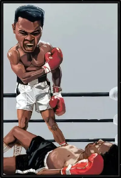 Картина Нокаут от Мухаммеда Али №5
