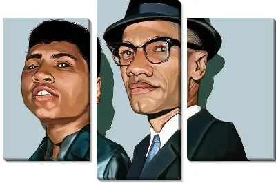 Модульная картина Мухаммед Али - боксер