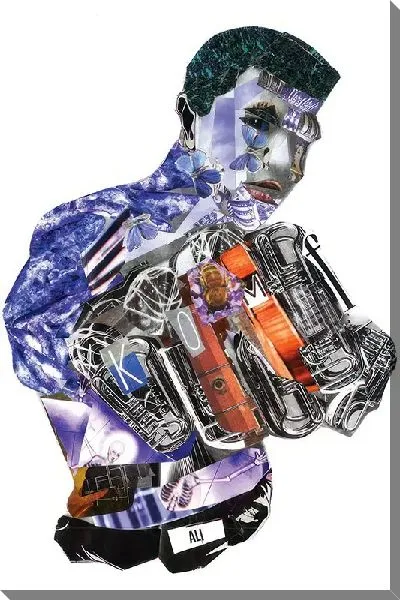 Картина маслом Железный Мухаммед Али